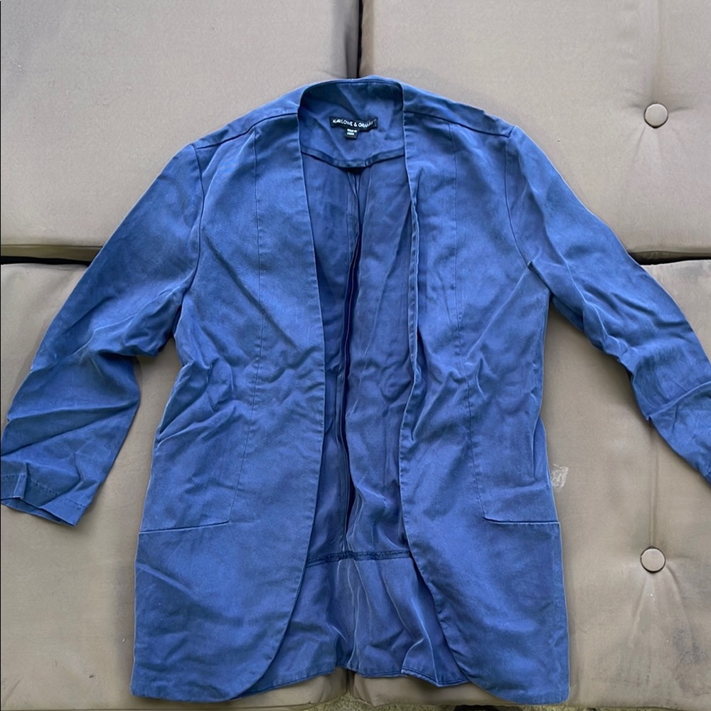 2/$15 Harlowe & Graham Navy Blazer